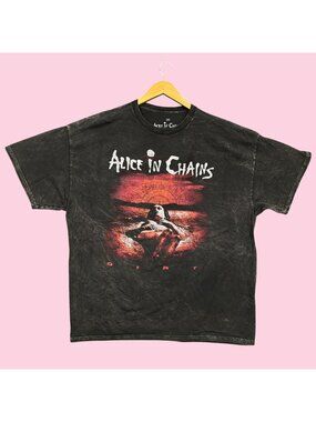 Alice In Chains Dirt Album Est 1987 Rock Band Mineral Wash Tee 2X